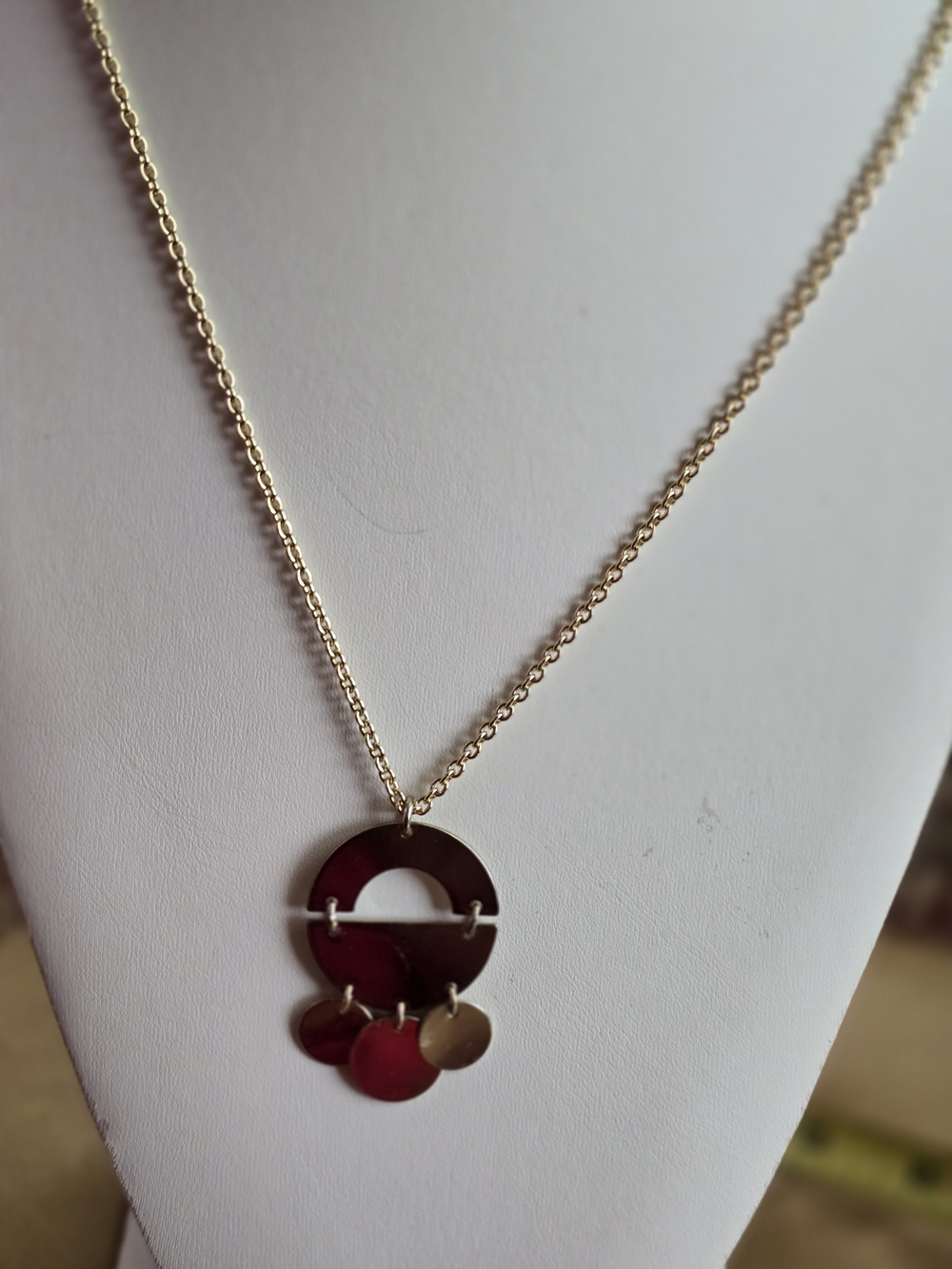 J. Crew Gold-Tone Necklace  Disc Charms